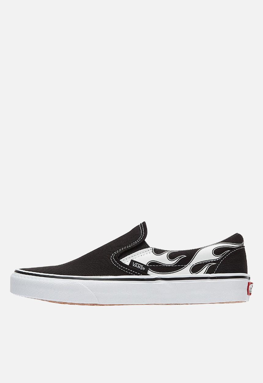 Vans - Classic Slip-On - (flame) black/white