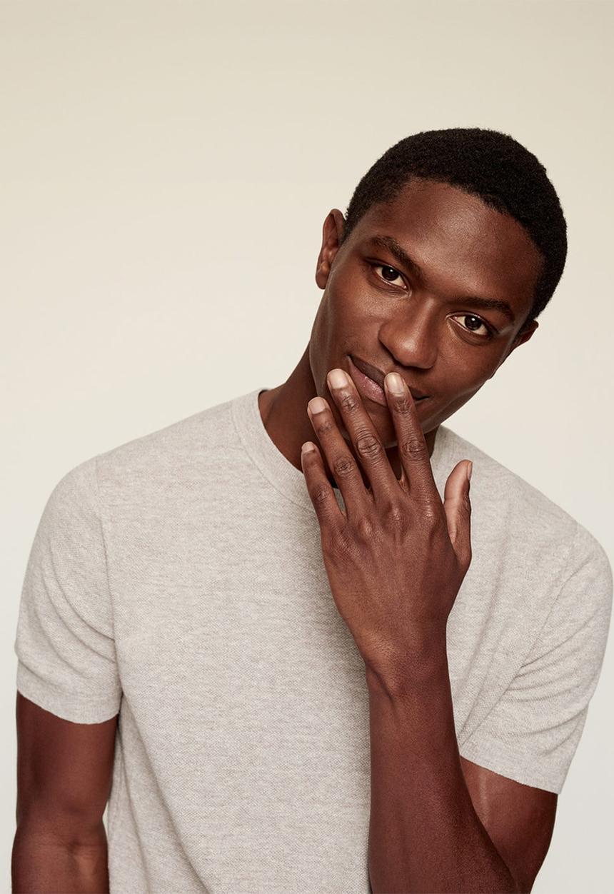 MANGO - Polo shirt andrew - light beige
