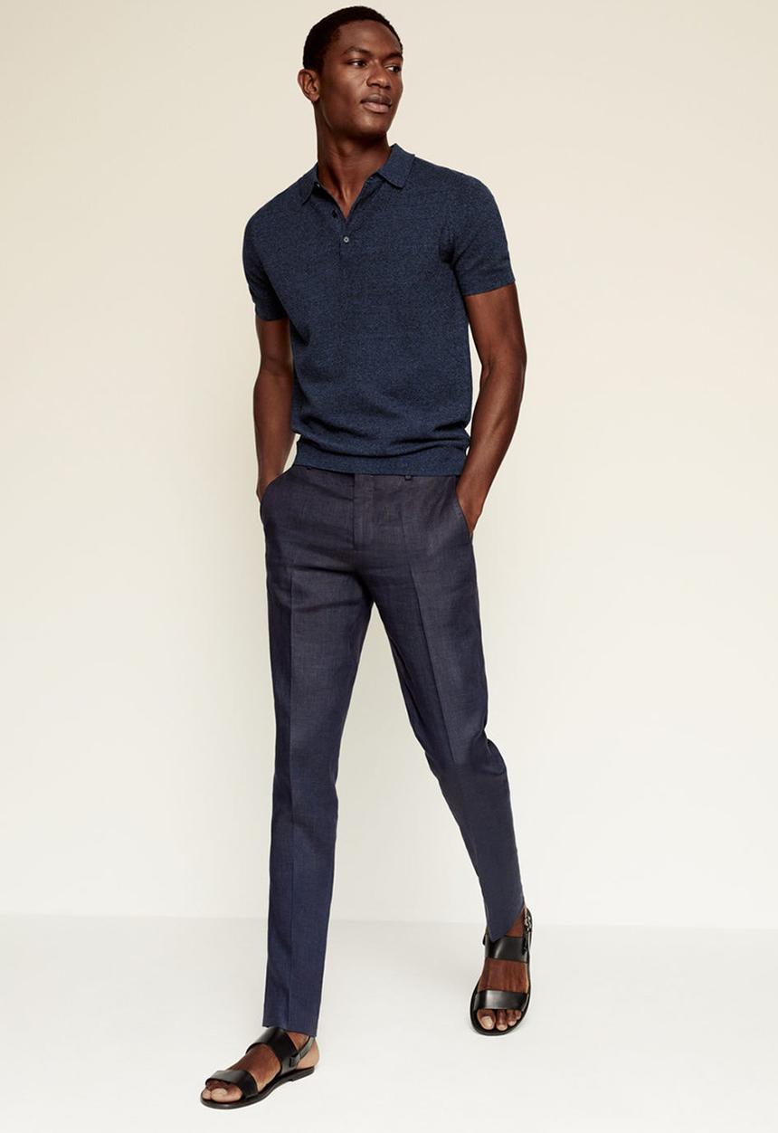 MANGO - Polo shirt andrew - blue