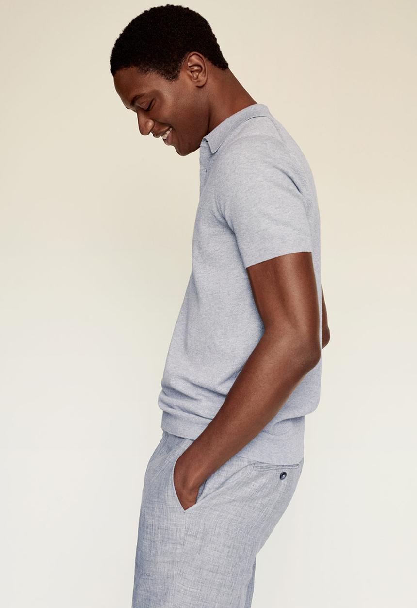 MANGO - Polo shirt andrew - grey