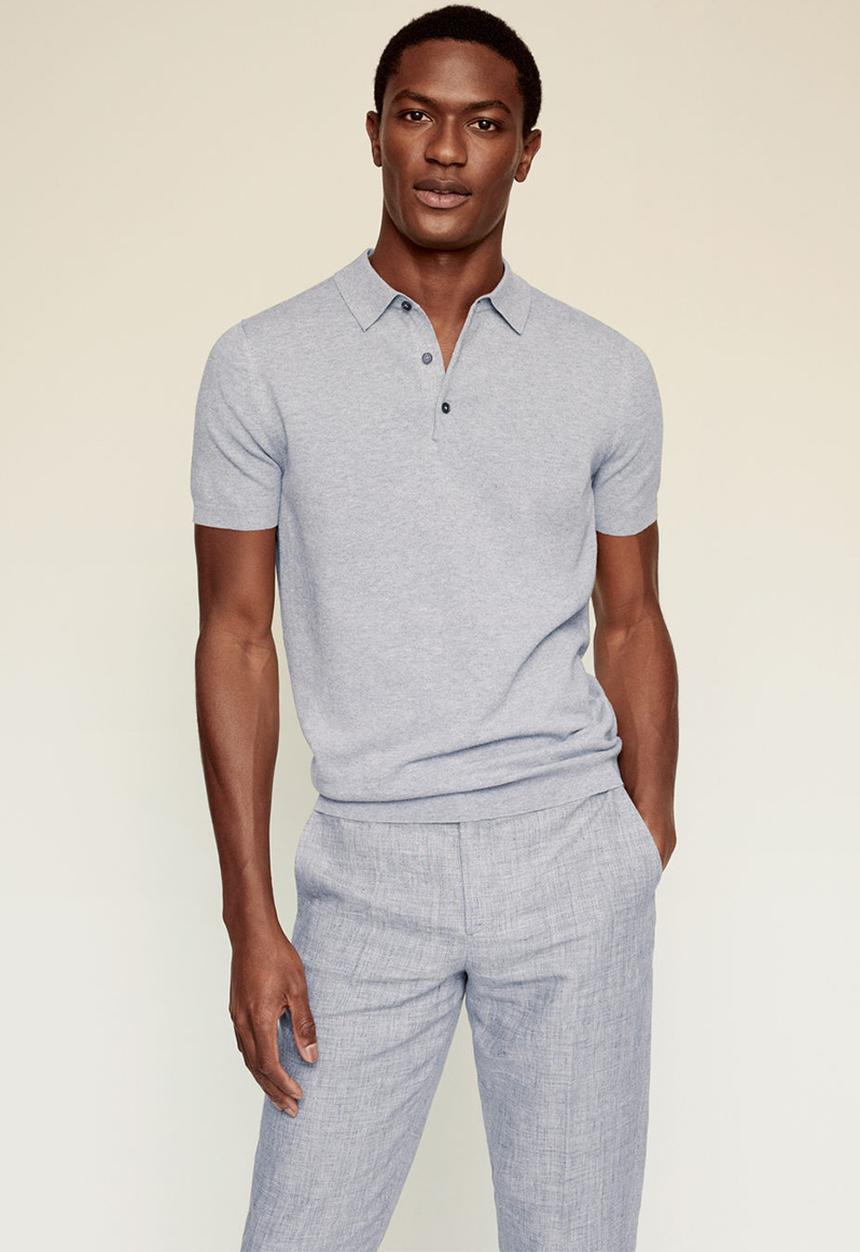 MANGO - Polo shirt andrew - grey