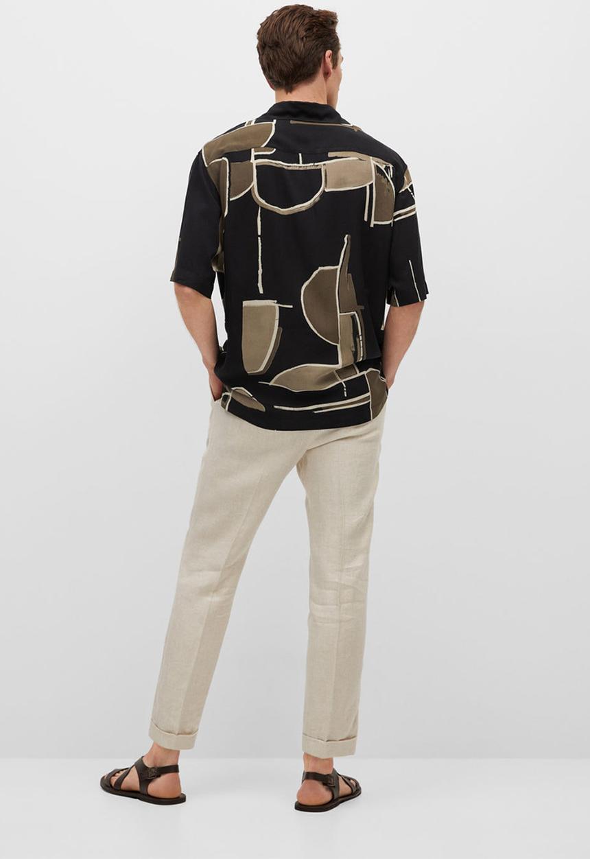 MANGO - Shirt lorenzo - black
