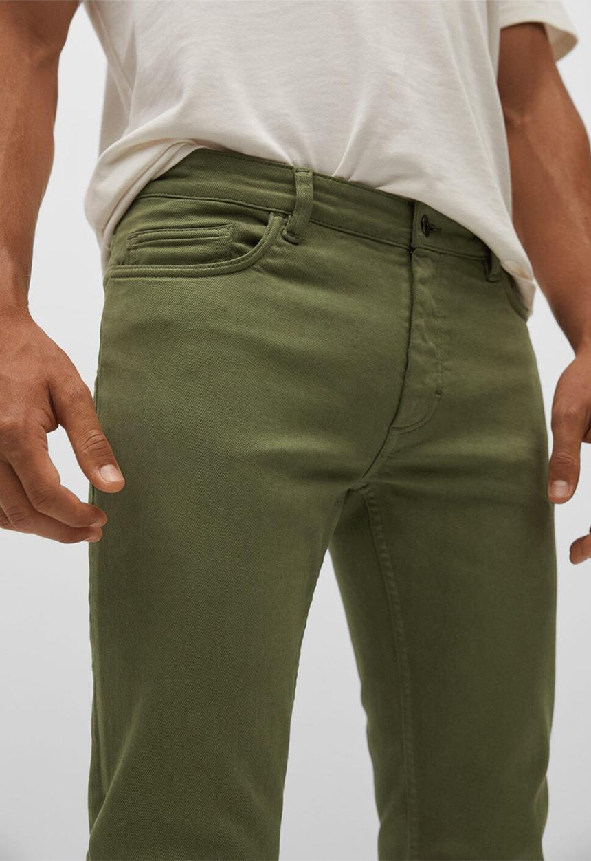 MANGO - Trousers ibiza - khaki 