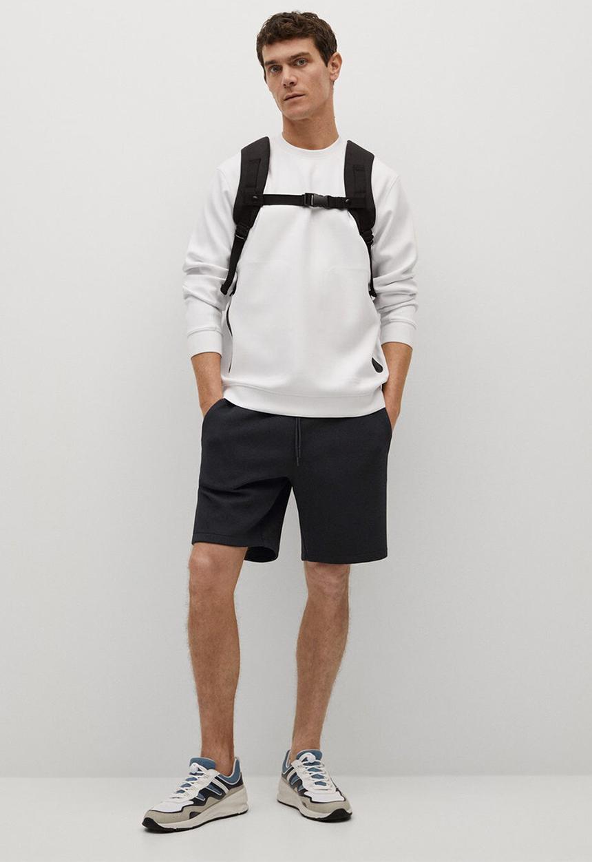 MANGO - Bermuda shorts haya - black