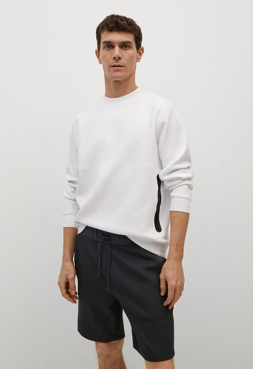 MANGO - Bermuda shorts haya - black