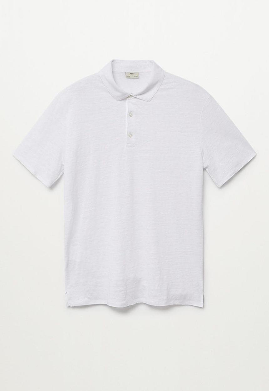 MANGO - Polo shirt amberes  - white
