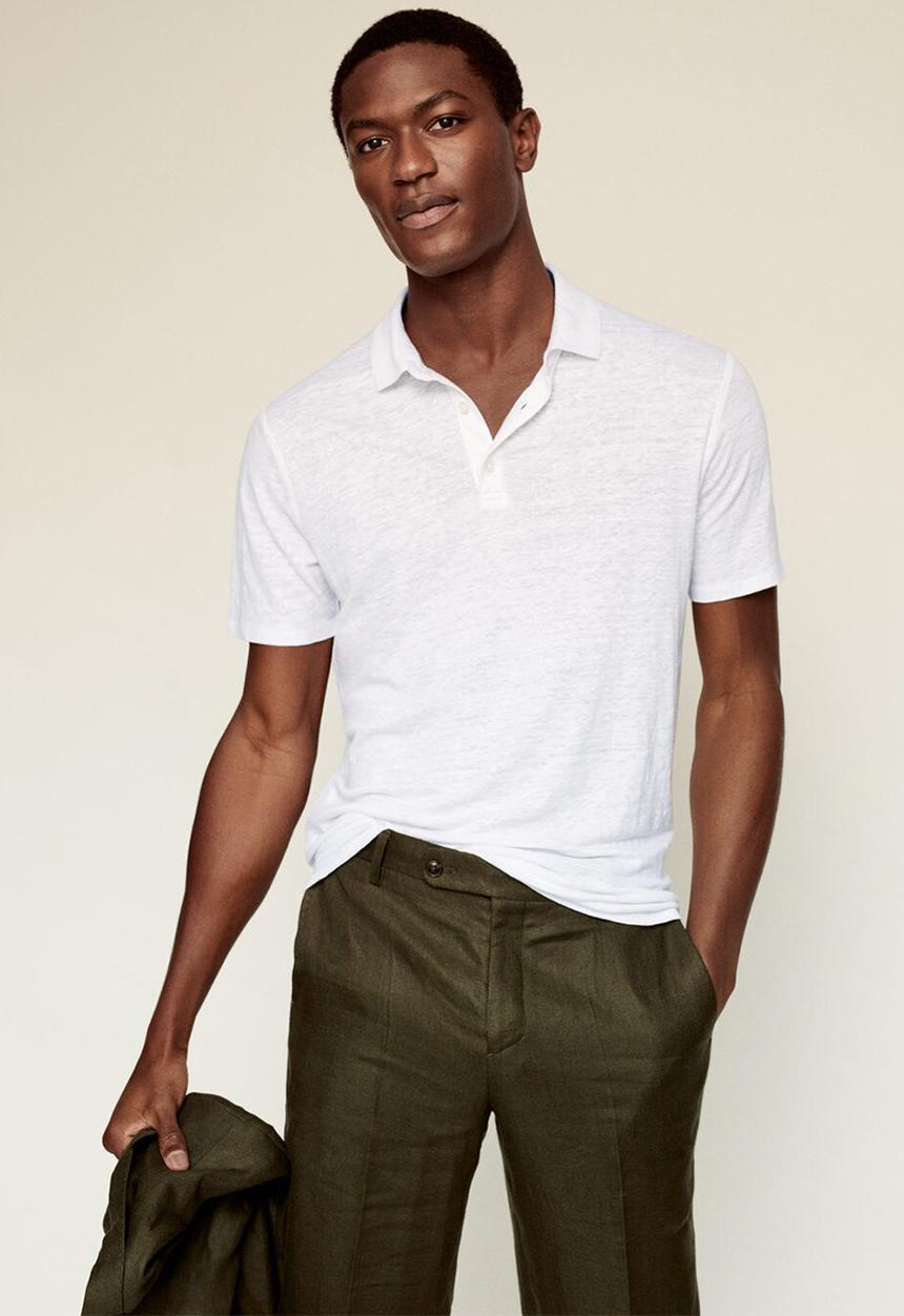 MANGO - Polo shirt amberes  - white
