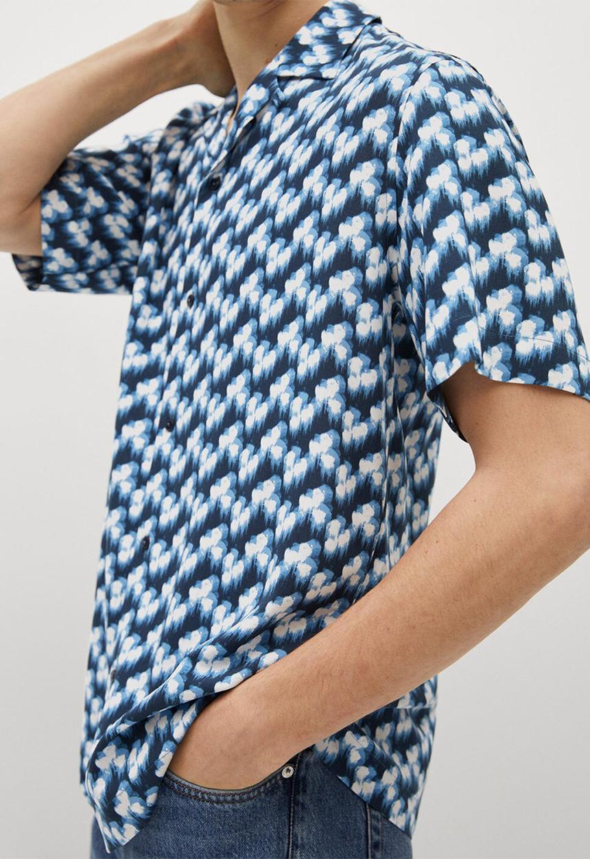 MANGO - Shirt lali - navy