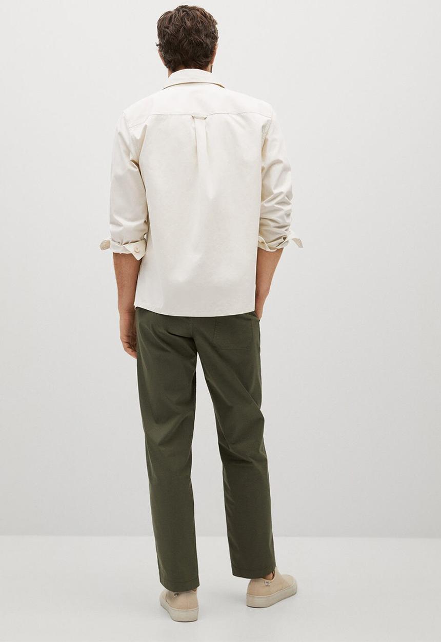 MANGO - Overshirt jean - light grey