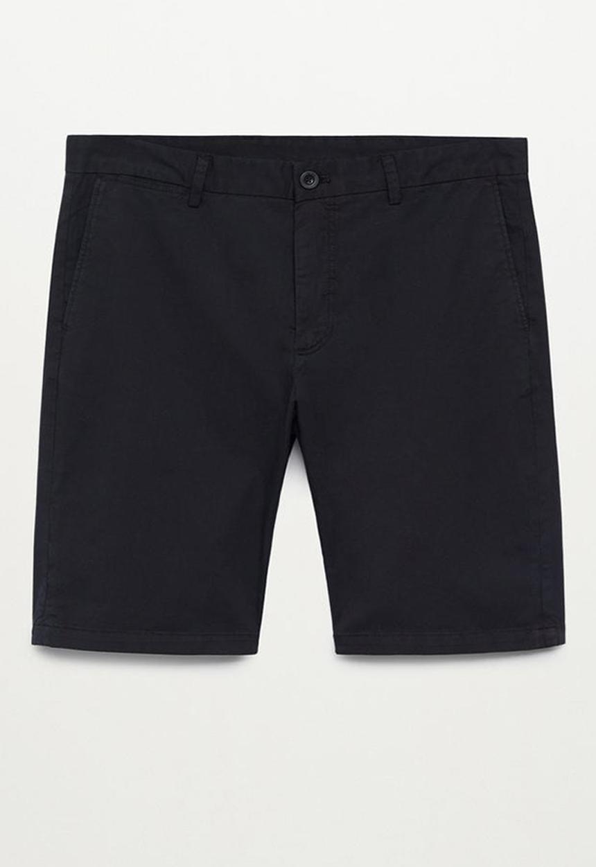 MANGO - Bermuda shorts sans-h - black