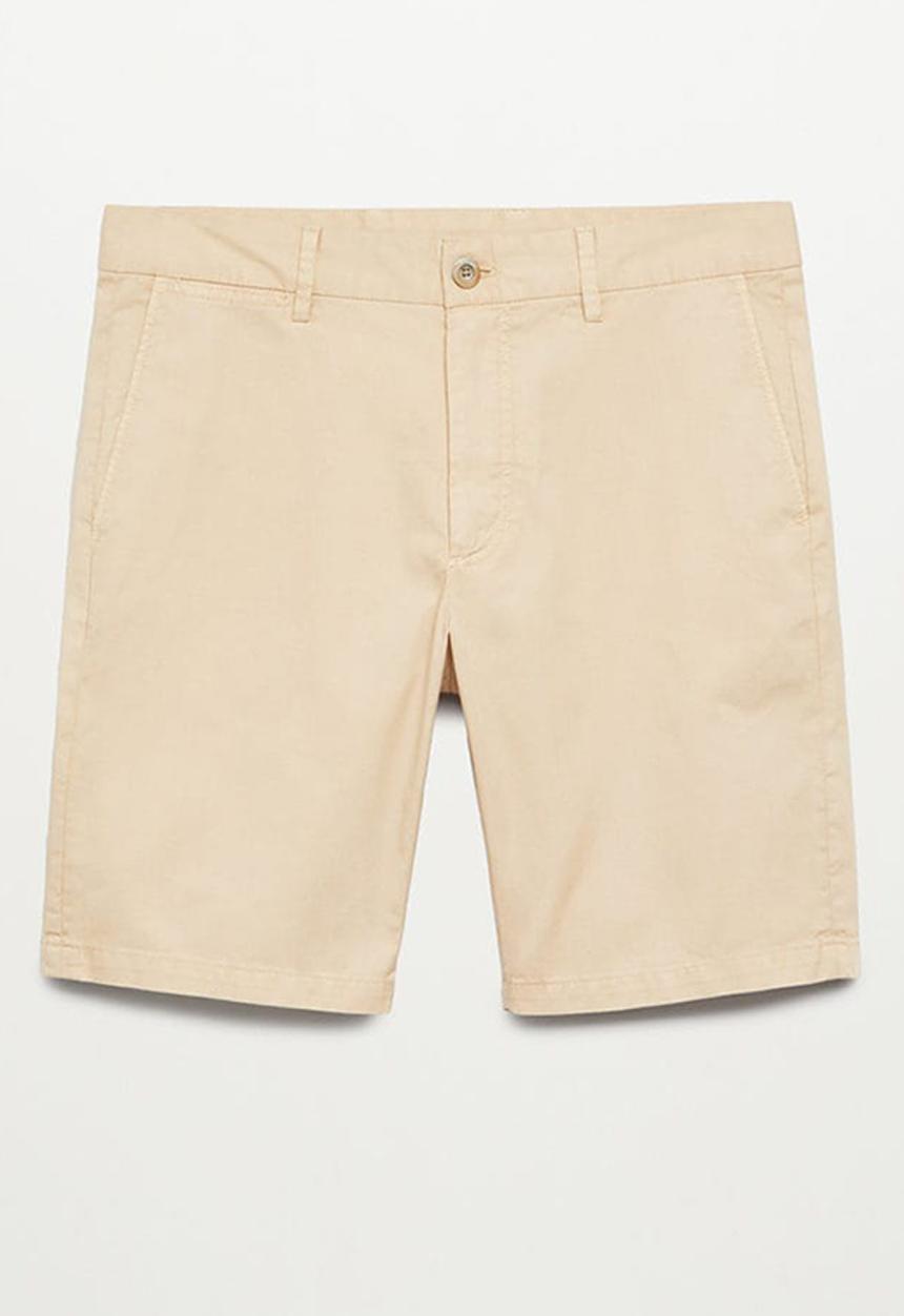 MANGO - Bermuda shorts sans-h - light beige