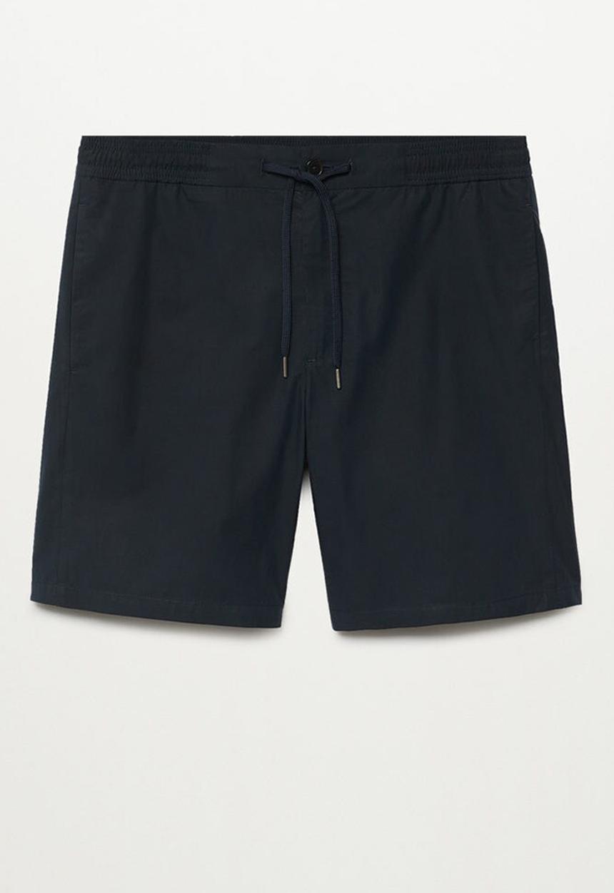 MANGO - Bermuda shorts venise - navy