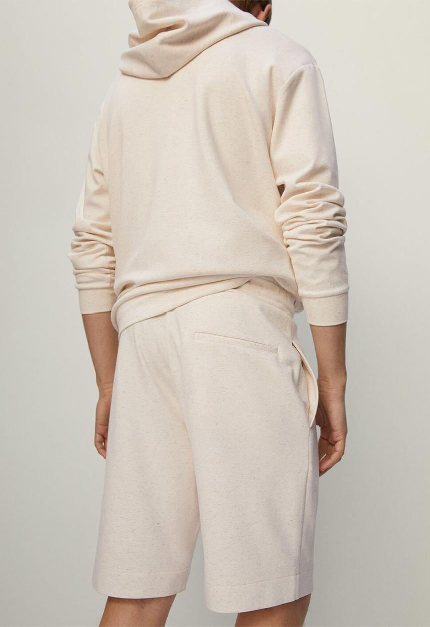 MANGO - Bermuda shorts stones - light beige