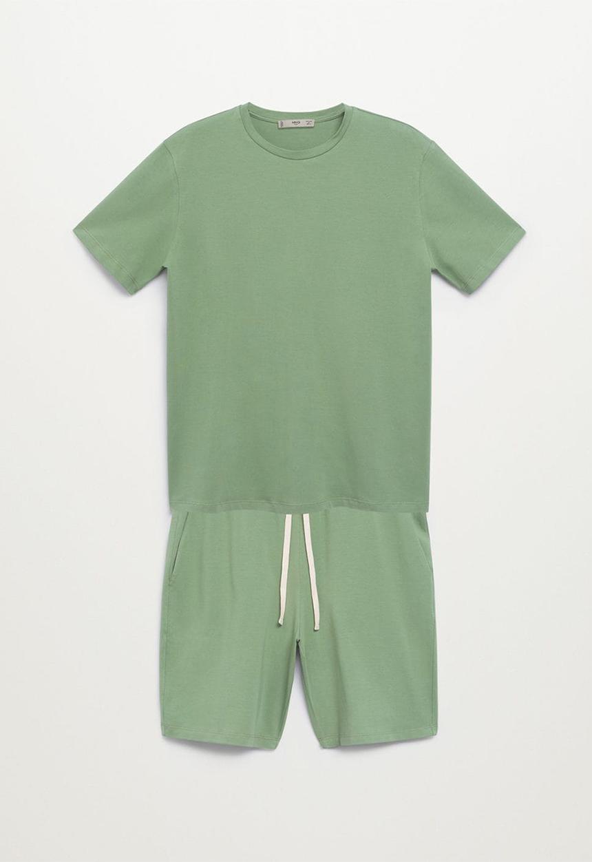 MANGO - Pijama pack begur - green