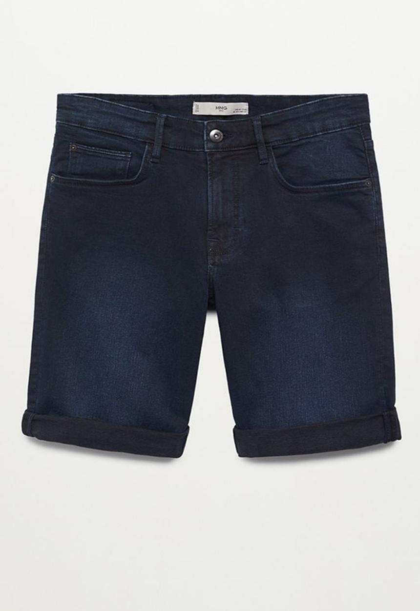 MANGO - Bermuda shorts rock - open blue