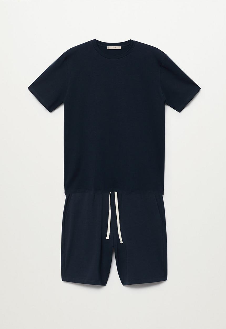 MANGO - Pijama pack begur - navy