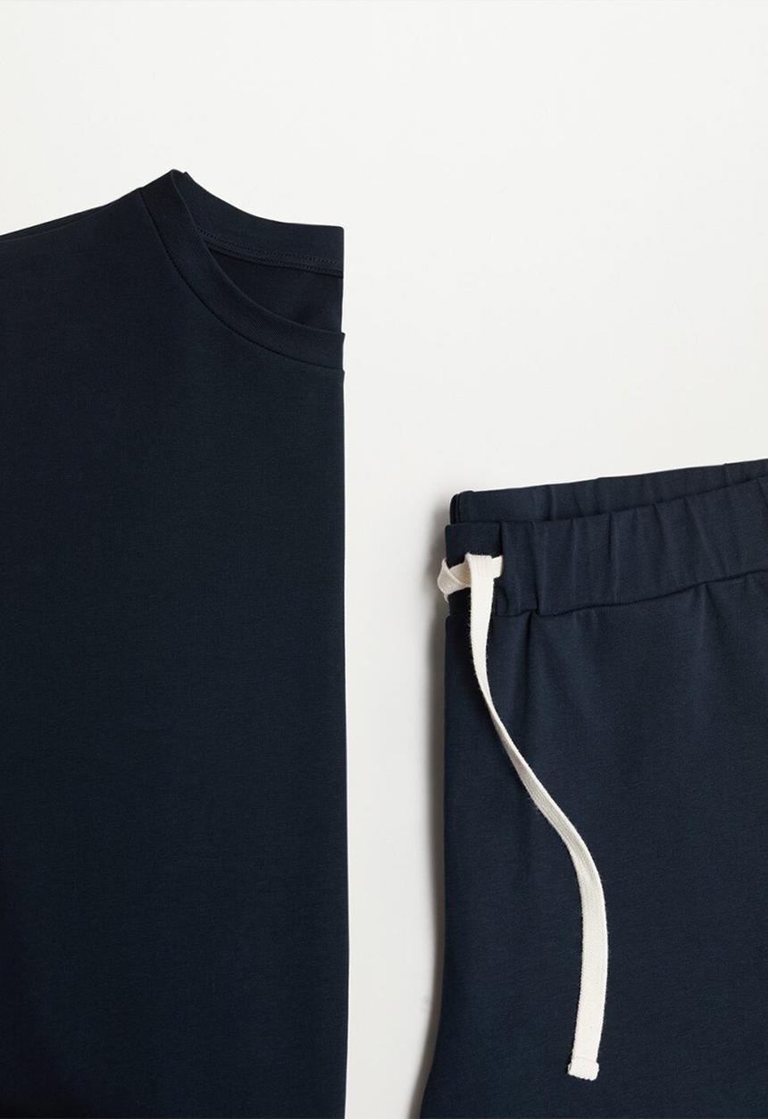 MANGO - Pijama pack begur - navy