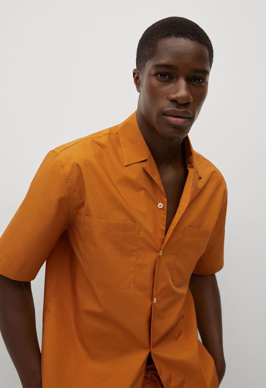 MANGO - Shirt manresa - orange