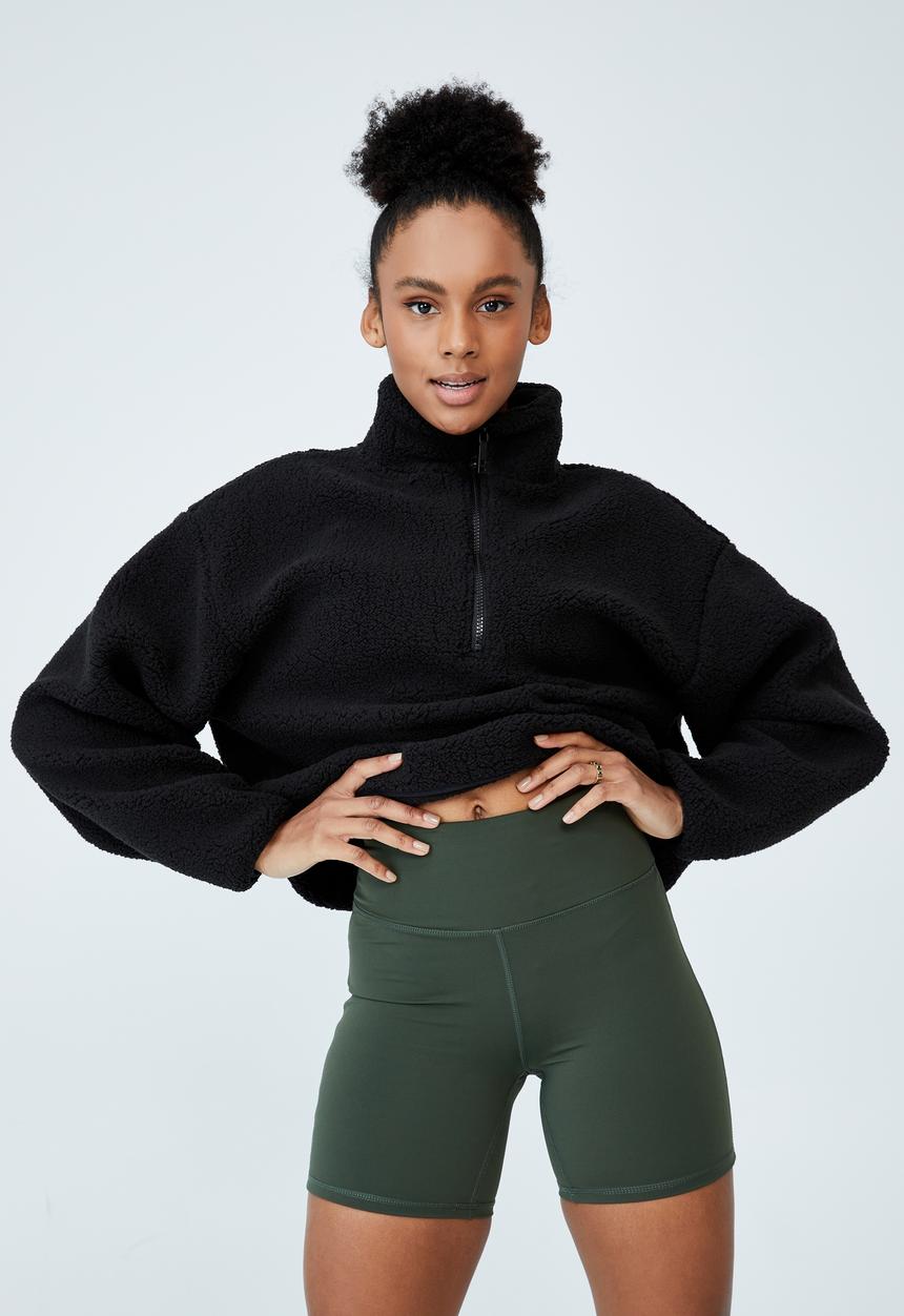 Cotton On - Ultimate booty pocket bike short - khaki 