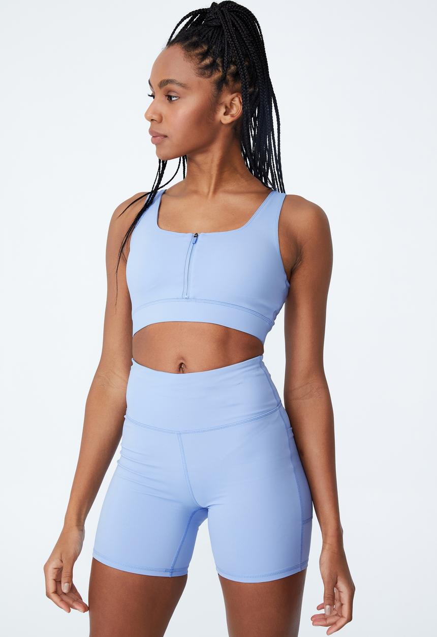 Cotton On - Ultimate booty pocket bike short - light blue