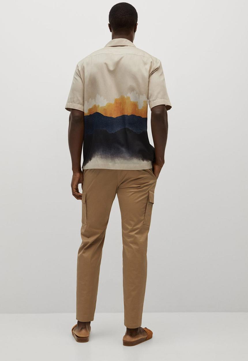 MANGO - Shirt saint - light brown