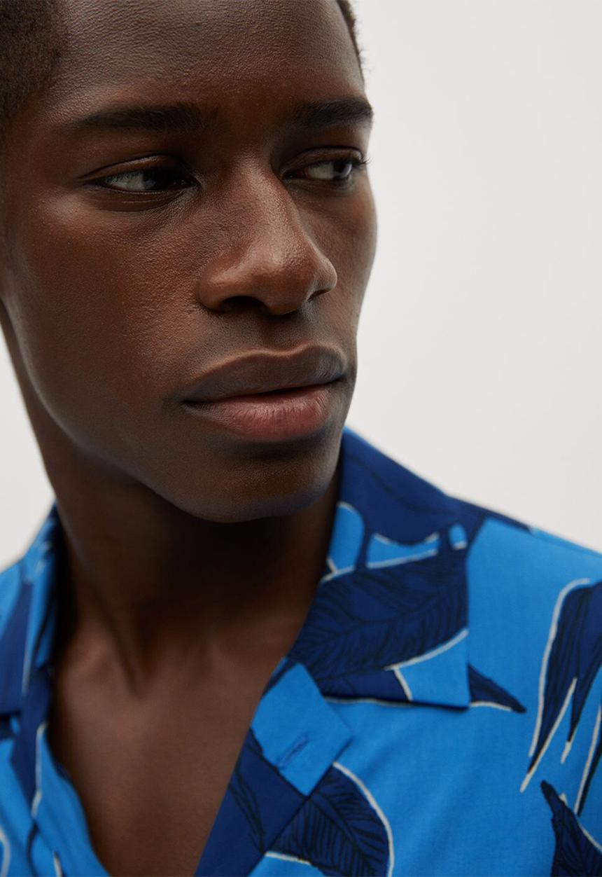 MANGO - Shirt andrieu - medium blue
