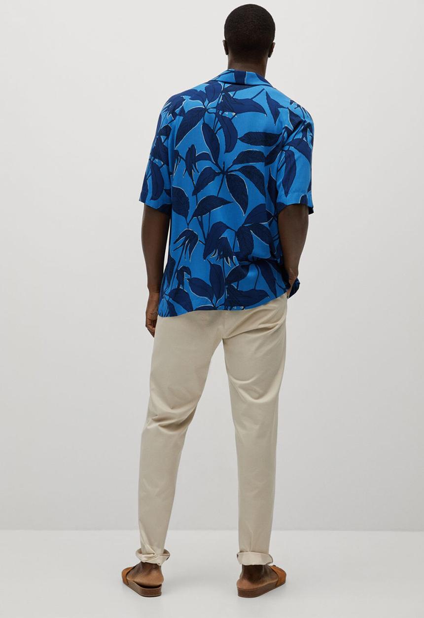 MANGO - Shirt andrieu - medium blue