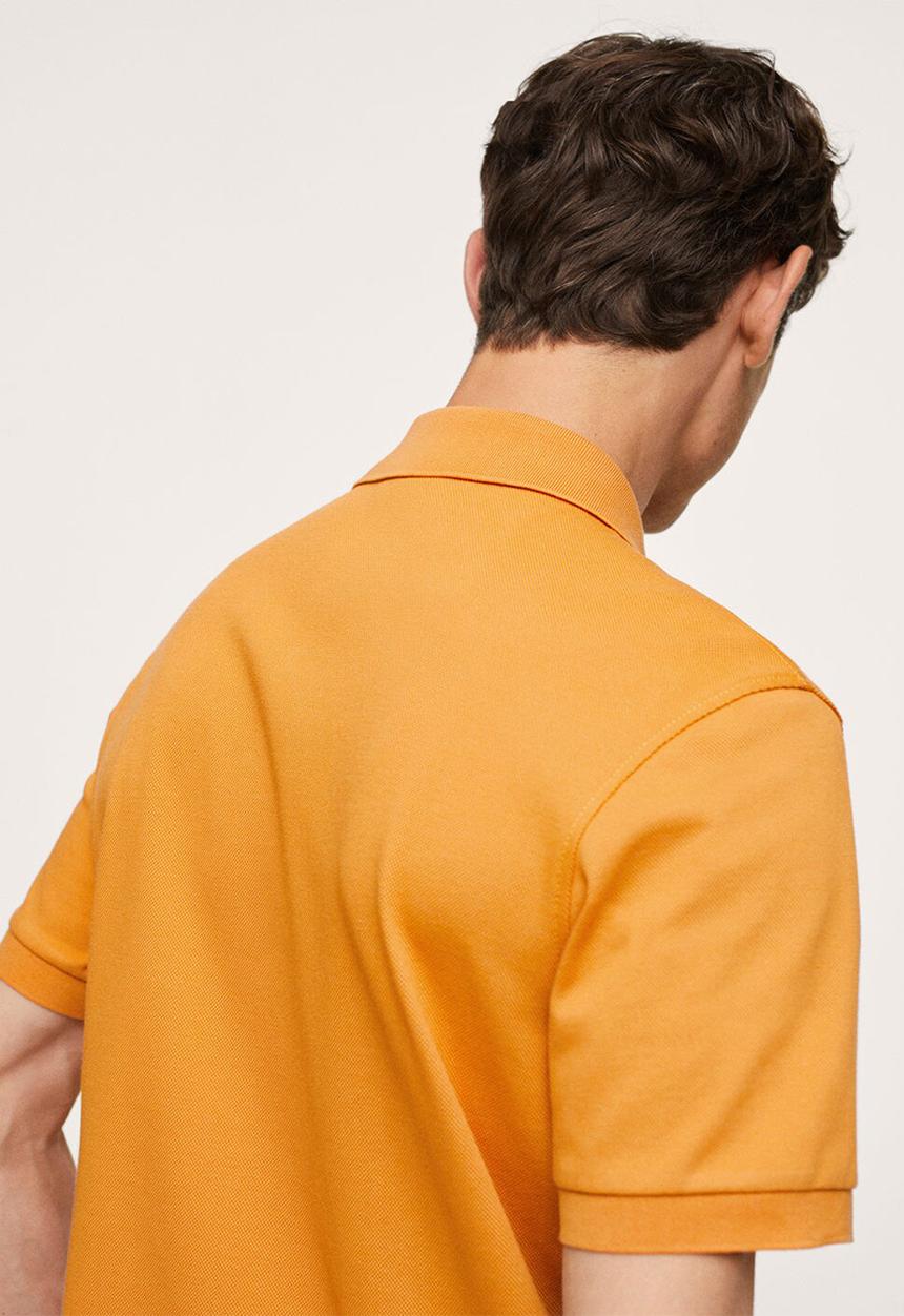 MANGO - Polo shirt rea - orange