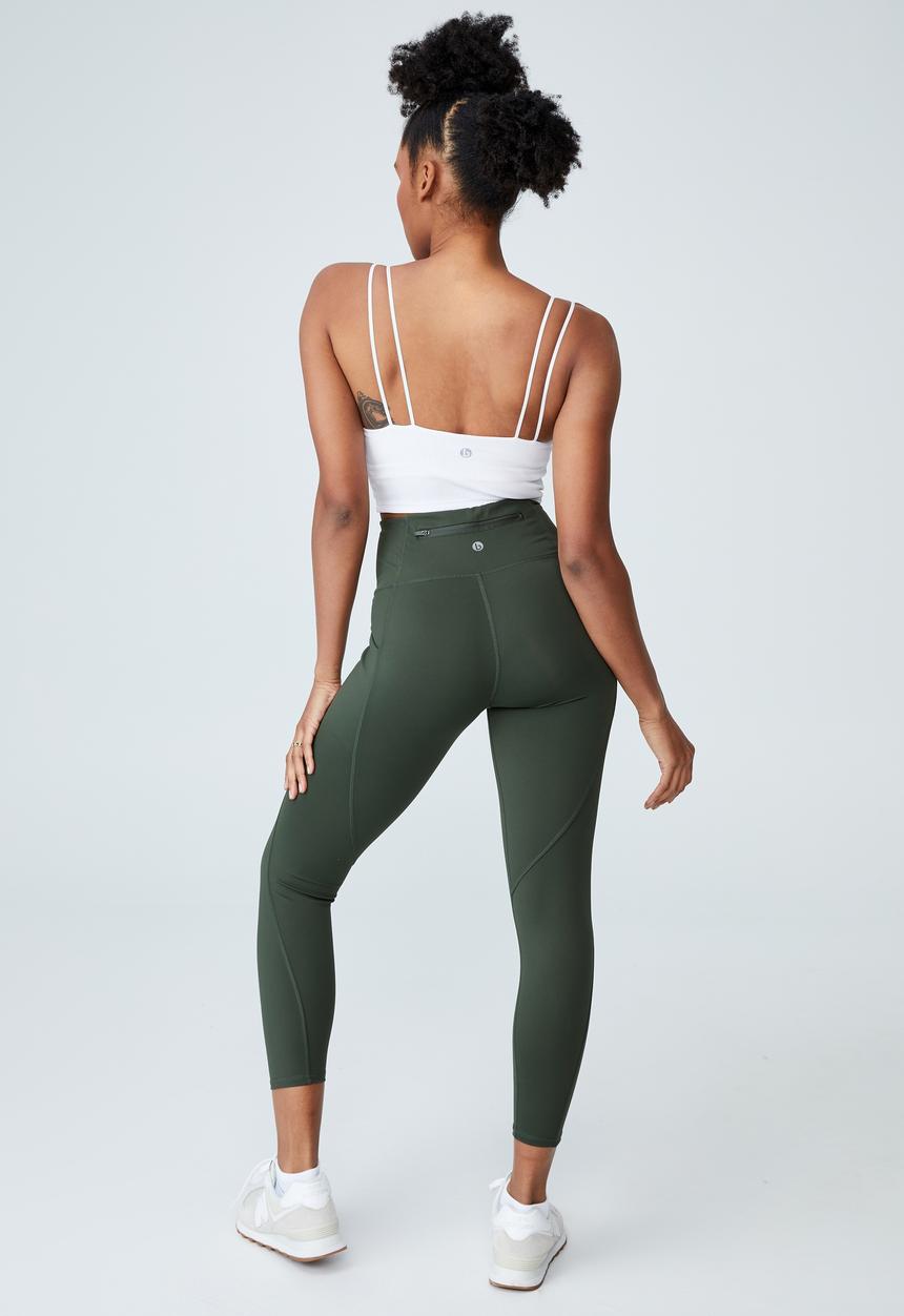 Cotton On - Ultimate booty 7/8 tight - khaki