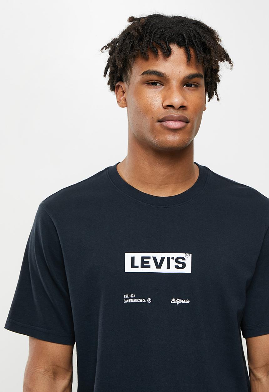 Levi’s® - Short sleeve relaxed fit tee boxtab text - black 