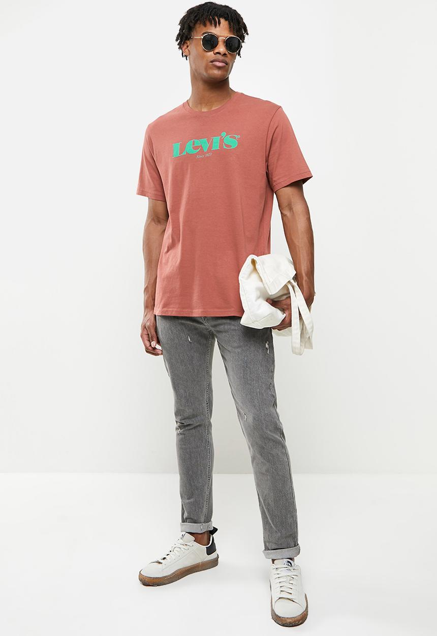 Levi’s® - Short sleeve relaxed fit tee mv ssnl core logo - red 