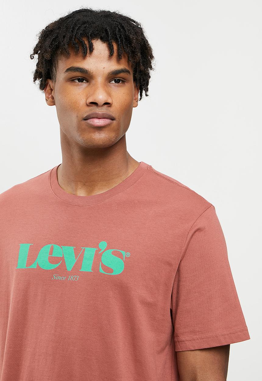 Levi’s® - Short sleeve relaxed fit tee mv ssnl core logo - red 