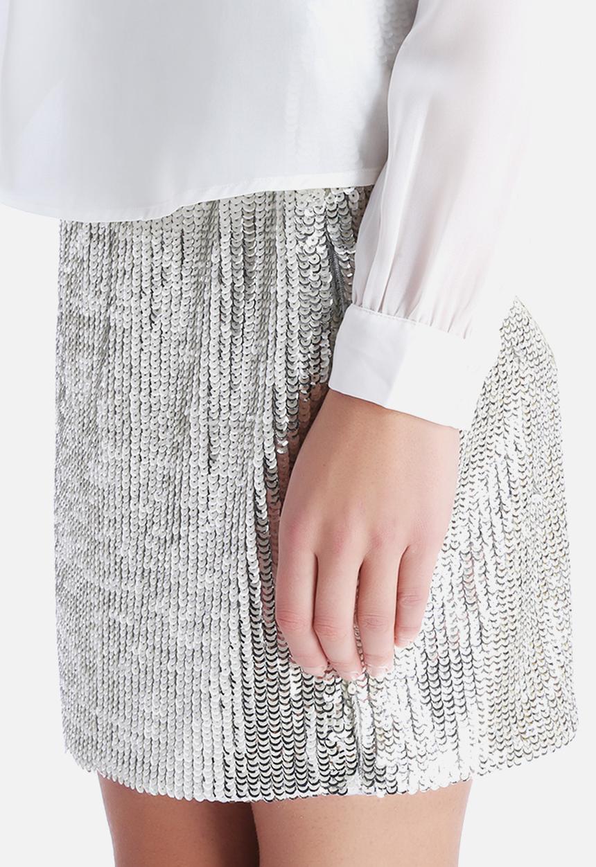 VILA - Shinery Sequin Skirt