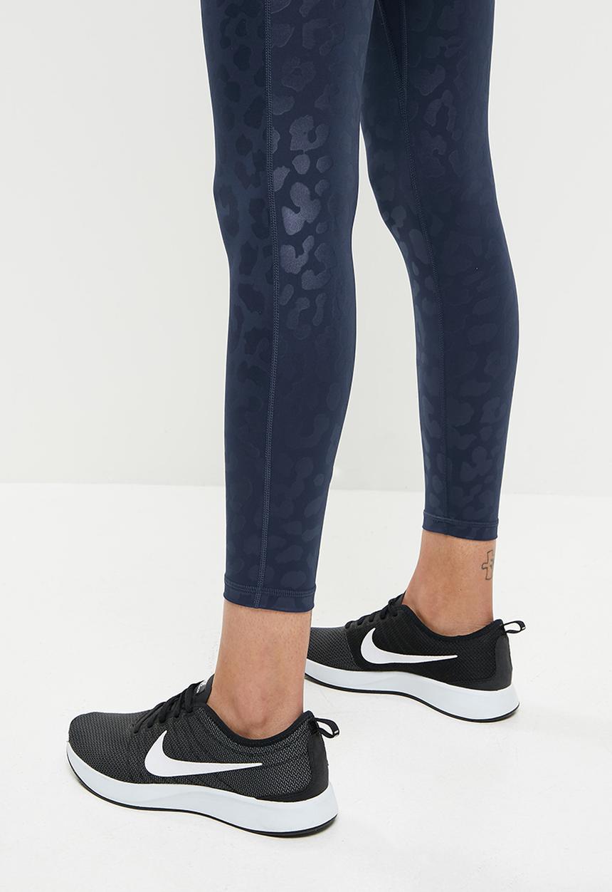 Nike - W Nike pro df hr aop 7/8 tight - navy