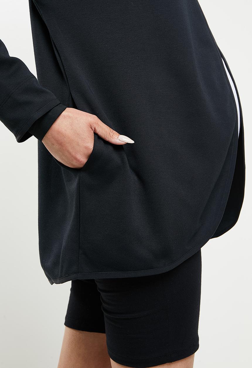 Nike - Nike df pullover - black & white
