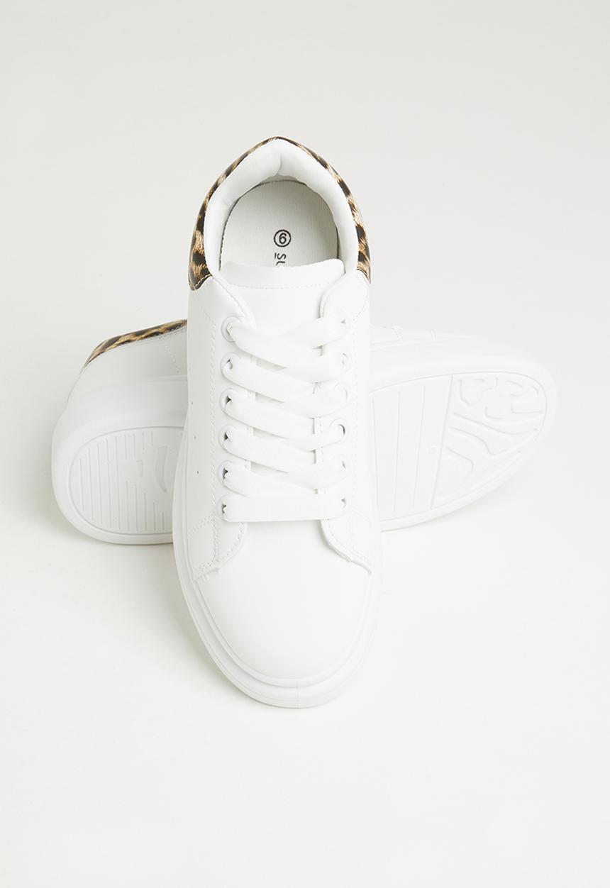 Superbalist - Kean sneaker - white & leopard