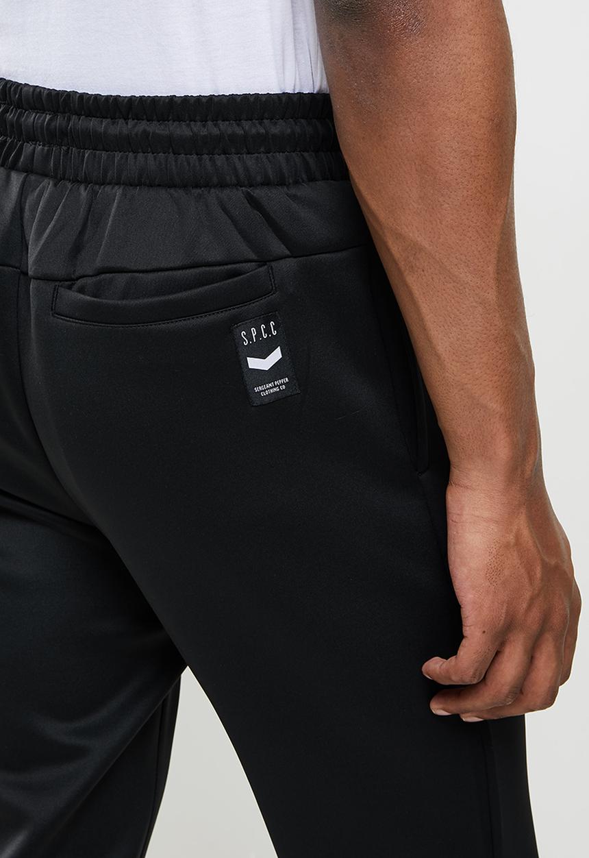 S.P.C.C - Zima regular fit elasticated track pants - black