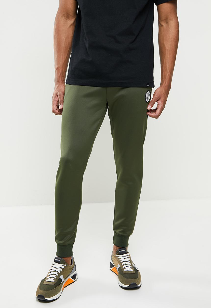 S.P.C.C - Zima regular fit elasticated track pants - green