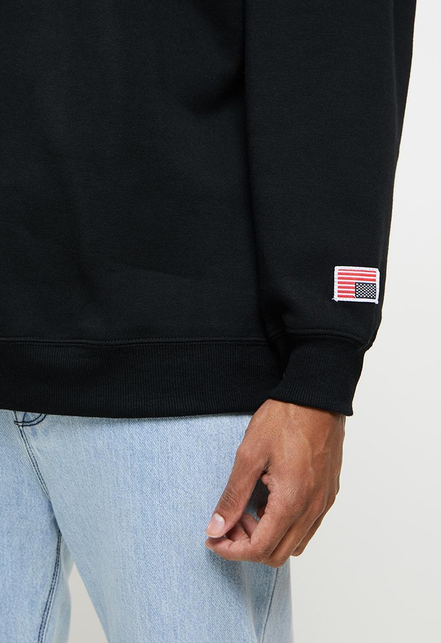Factorie - Oversized nasa crew - black