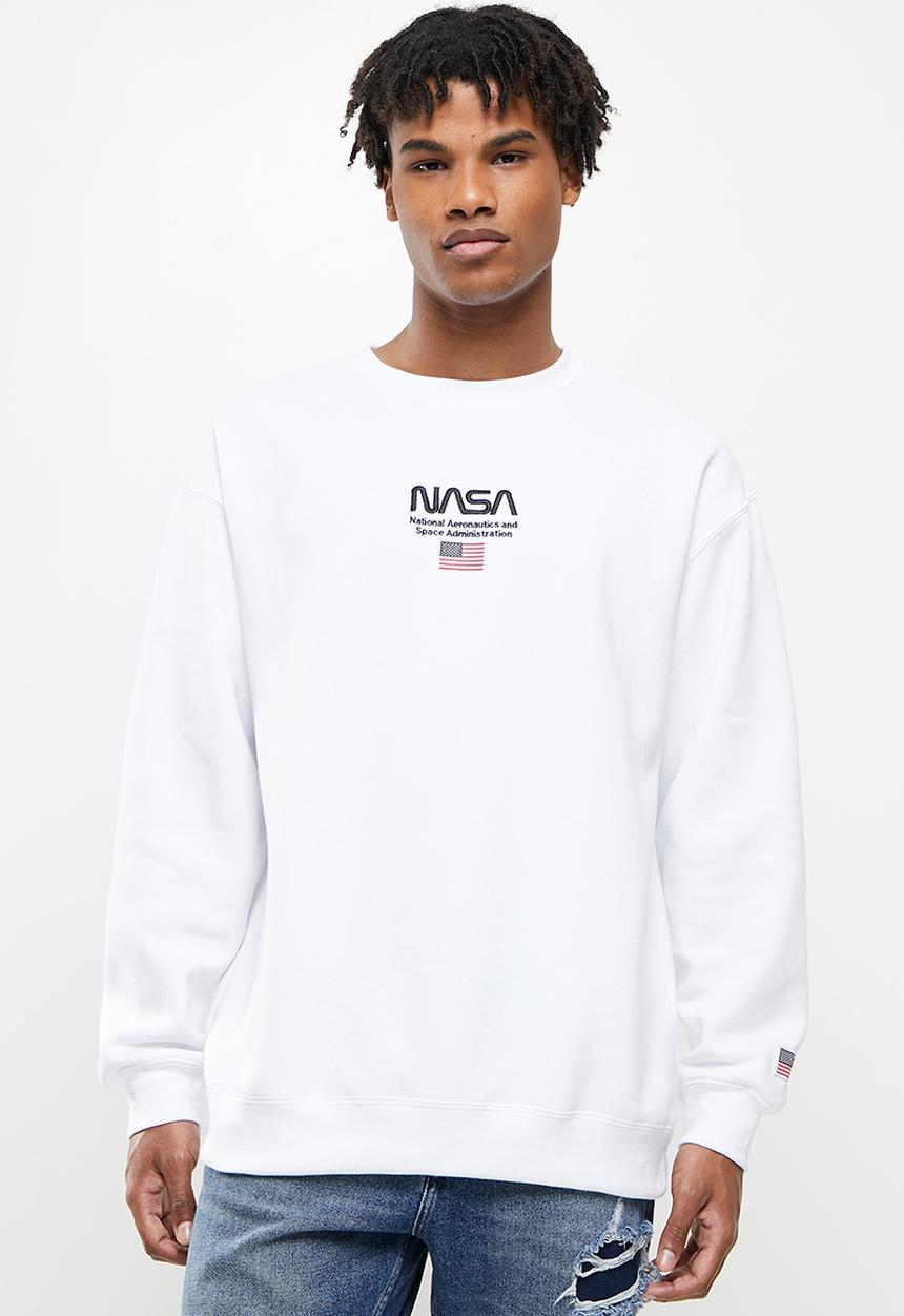 Factorie - Oversized nasa crew - white