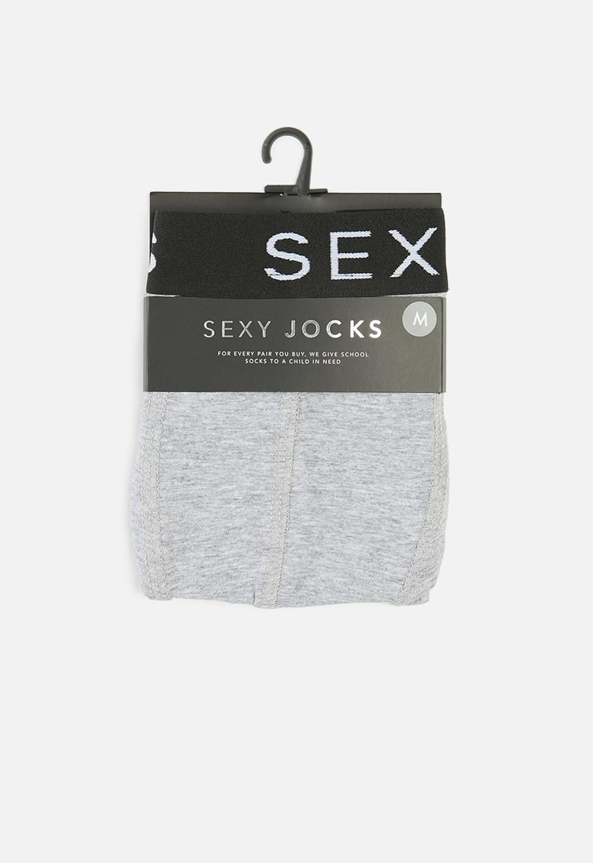 Sexy Socks - Sexy jocks - grey