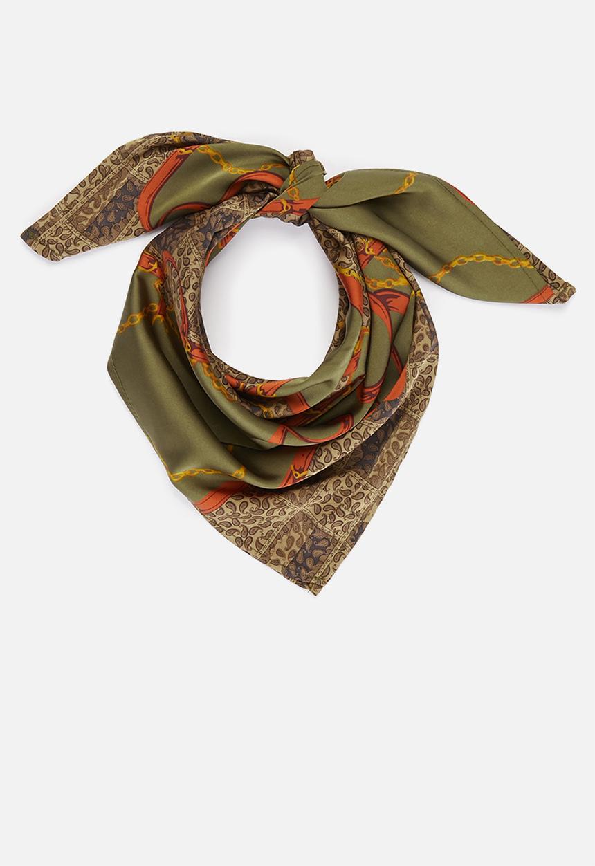 Superbalist - Chain bandana print headscarf - multi 
