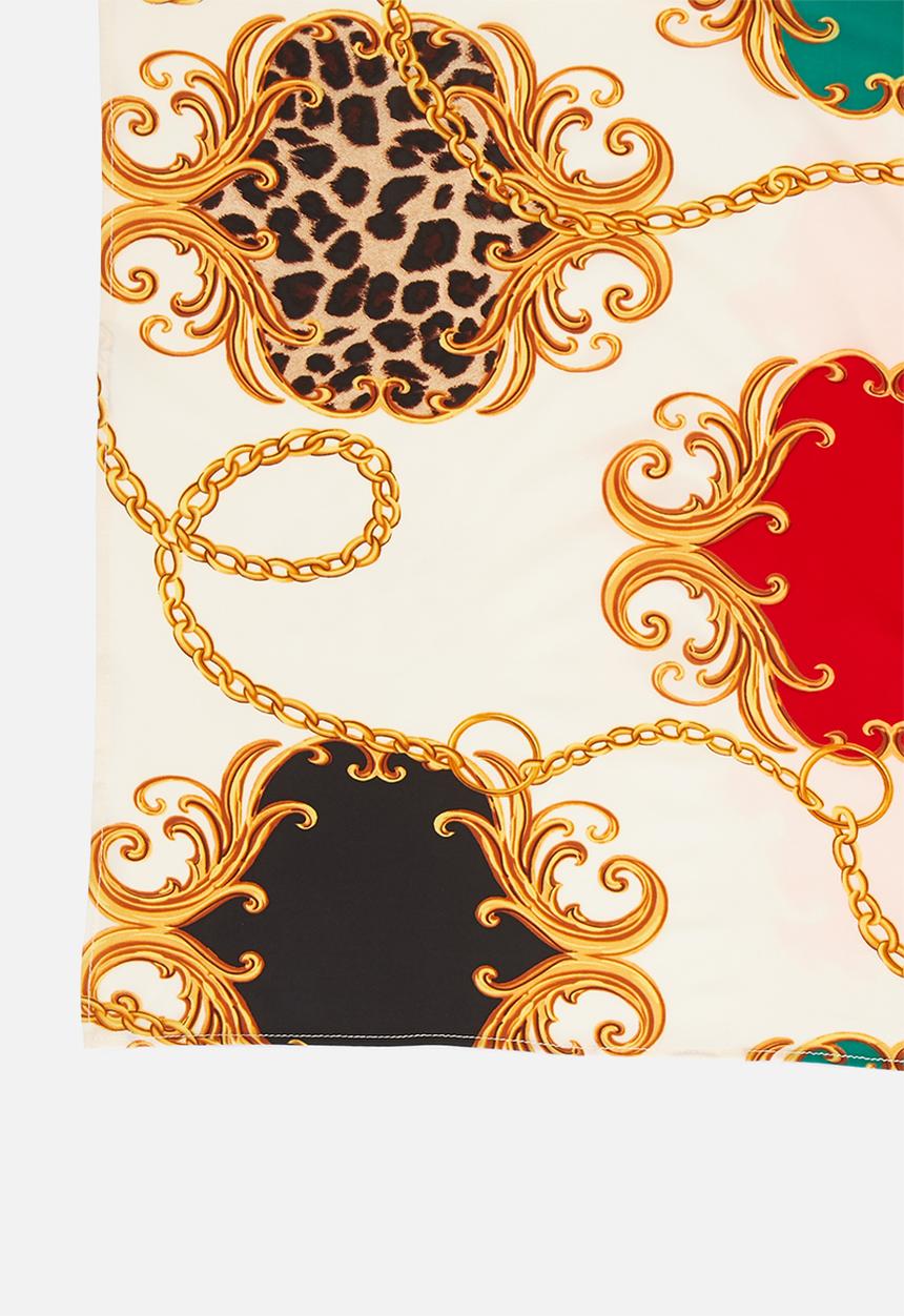 Superbalist - Chain bandana print headscarf - multi