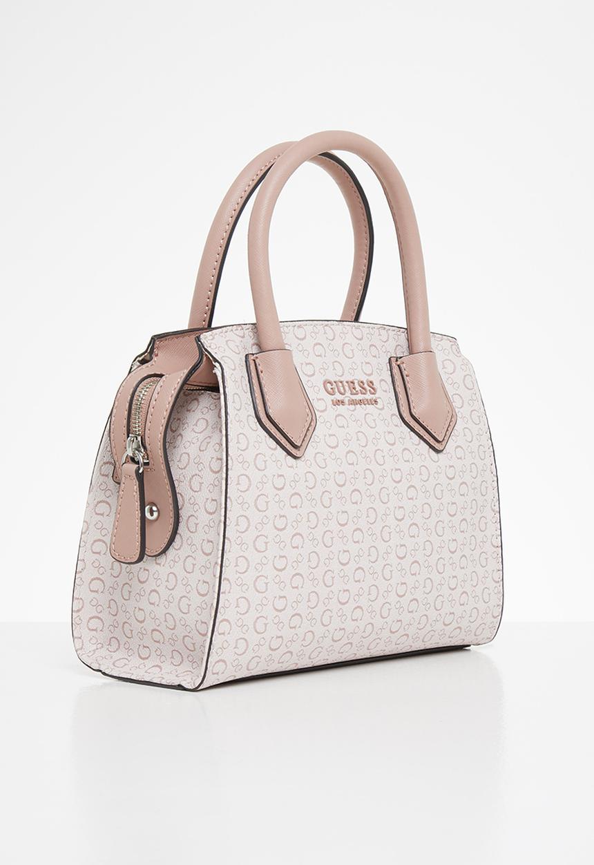 GUESS - Wheaton small satchel - light rose