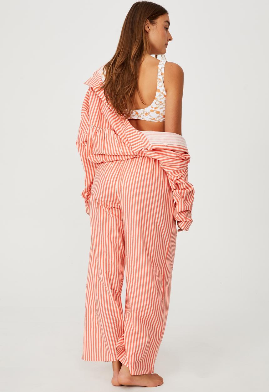 Cotton On - Palazzo beach pant - pomegranate