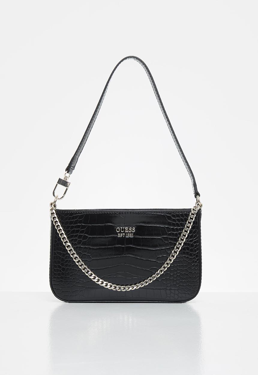 GUESS - Katey mini top zip shoulder - black