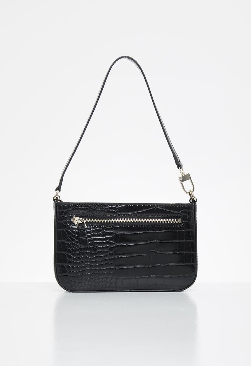 GUESS - Katey mini top zip shoulder - black
