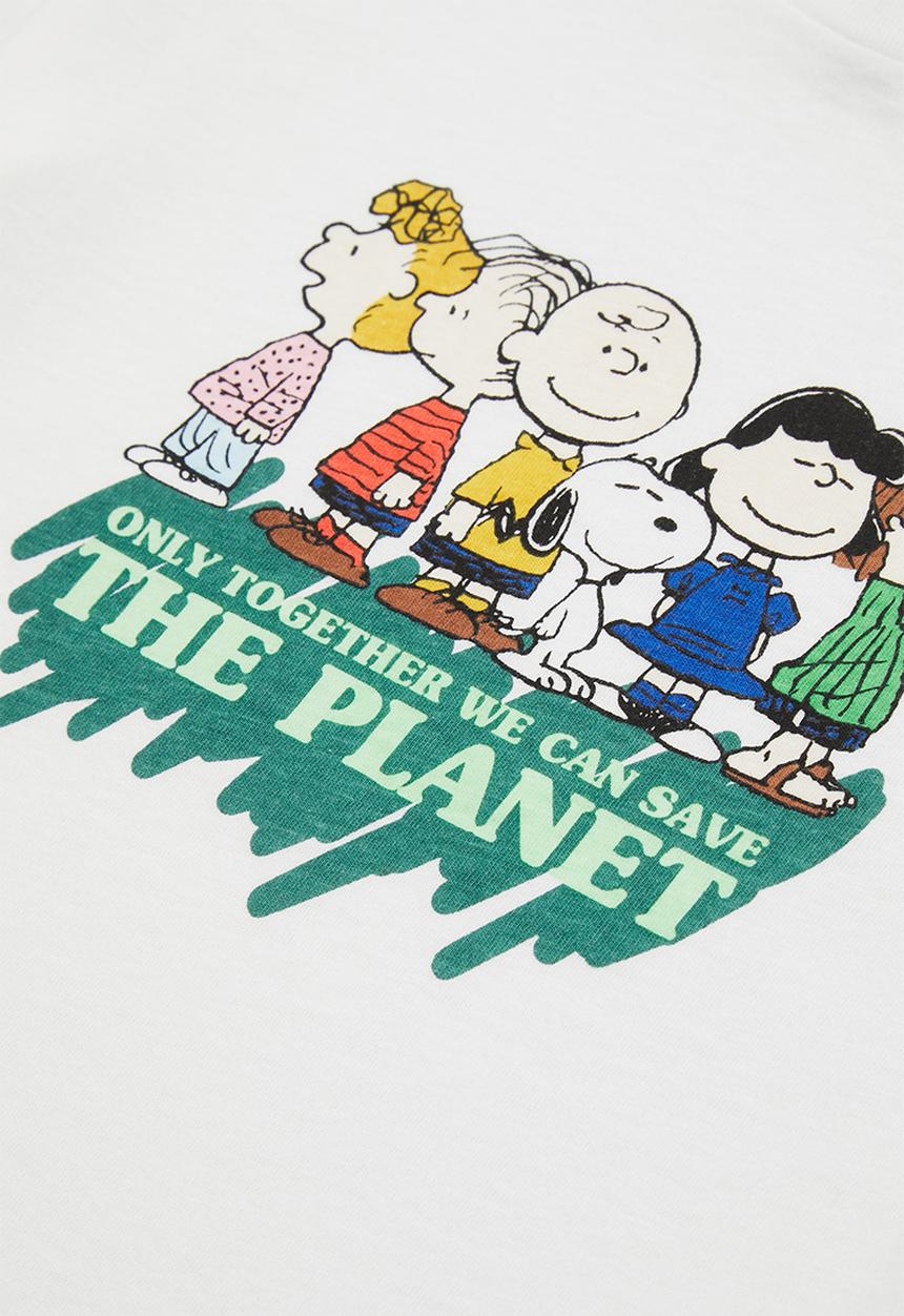 Cotton On - Co-lab short sleeve tee - lcn pea retro white