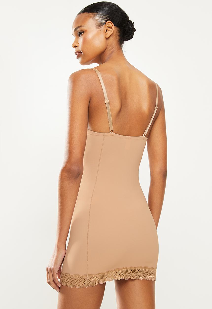 Niptuck Shapewear - Full brief high waisted compression shapewear - beige