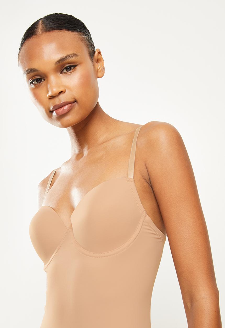 Niptuck Shapewear - Full brief high waisted compression shapewear - beige